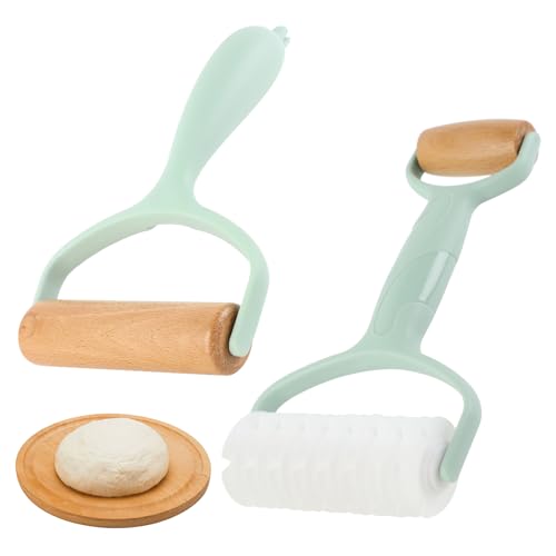 Dzmuero Nudelholz, Teigroller, Antihaft, Teigroller Klein Set Backzubehör für Fondant, Pizza, Kuchen, cookie, backen, Gebäck, knödelhäuten, Kekse