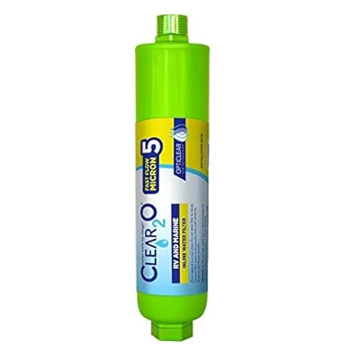 CLEAR2O® RV AND MARINE INLINE WATER FILTER - CRV1005 - Unlock High-Flow, Great-Tasting Water with Our Revolutionary 5 Micron Carbon Block Filtration System for RVs and Marine Use!