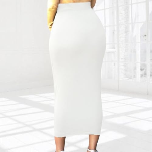 SOMLIZ Women's High Waist Dress Slim Party Office Home Comfort Maxi Long Pencil Skirt4