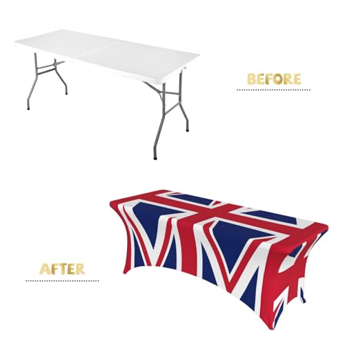 Nappe Royaume-Uni rectangulaire en polyester lavable pour banquet et restauration