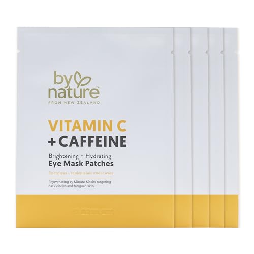 By Nature Vitamin C + Caffeine Brightening + Hydrating Under Eye Mask Patches - Energizing + Repleni