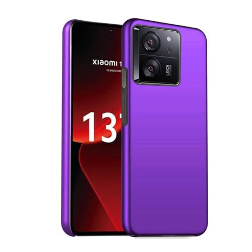 GAPlus Xiaomi 13T / Xiaomi 13T Pro - Carcasa rígida ultrafina de goma mate para Xiaomi 13T/Xiaomi 13T Pro (morado)