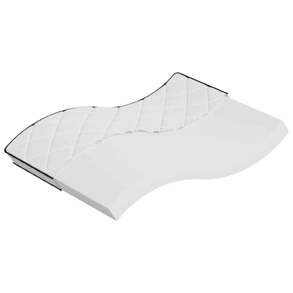 Materac piankowy, średnio miękki, 140 x 200 cm, oddychający, nadający się do prania, ergonomiczny, do sypialni, łóżka dla gości, łóżka kontynentalnego i stelaża