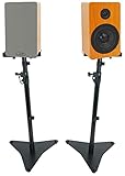 Rockville Pair RockShelf 58C 5.25' Home Bookshelf Speakers+Adjustable Stands