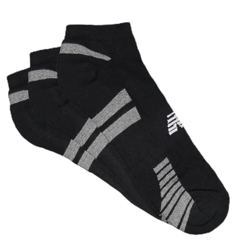 Kit Meia New Balance Cano Invisível 3 Pares Preta 39-42