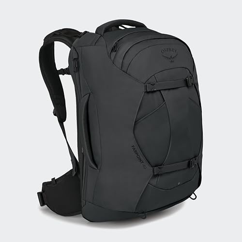 Osprey Farpoint 40L Men's Travel Backpack, Tunnel Vision Grey - Image 3