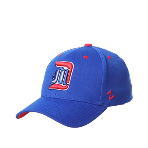 Detroit Titans Stretch Fitted Hat Team Color, Large