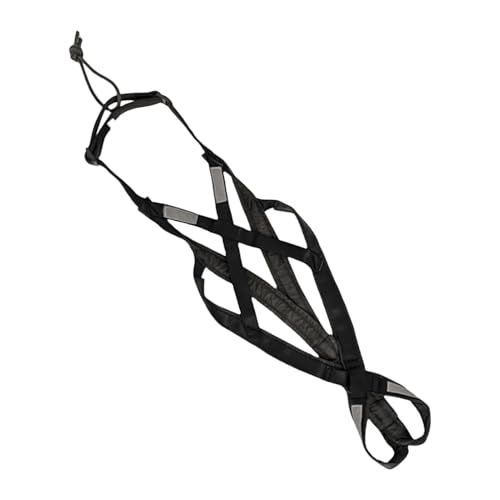 Arnés de trineo para perro, arnés de nailon de alta resistencia para correr para perros, cinturón de tracción con correa reflectante para tirar de peso, canicross, esquí