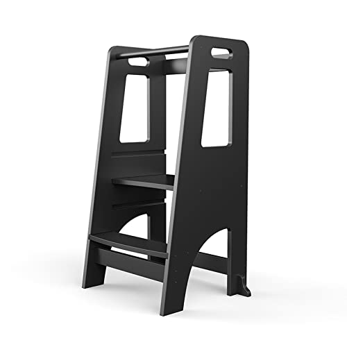 MOAMUN Kitchen Helper Stools for Kids, Adjustable Height Learning Helper Tower for Toddler with...