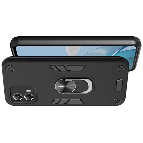 Image of amazon basics Basic Case for Motorola Moto G53 5G (Polycarbonate, Thermoplastic Polyurethane Black)