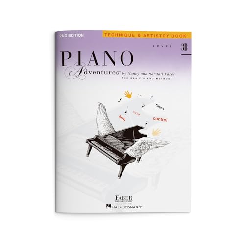 Piano Adventures: Technique and Artistry Book - Level 3B | Early Intermediate Piano Sheet Music for Developing Fluency | Performance Etudes and Exercises | Classical Faber Piano Method Book