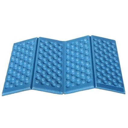 Hebezon Portable Lightweight Mini Waterproof Folding Mat, Seat Waterproof Folding Mat for Picnic, Lightweight, Soft, Foldable Kneeling and Seat Cushion for Comfort, (Multi Color)