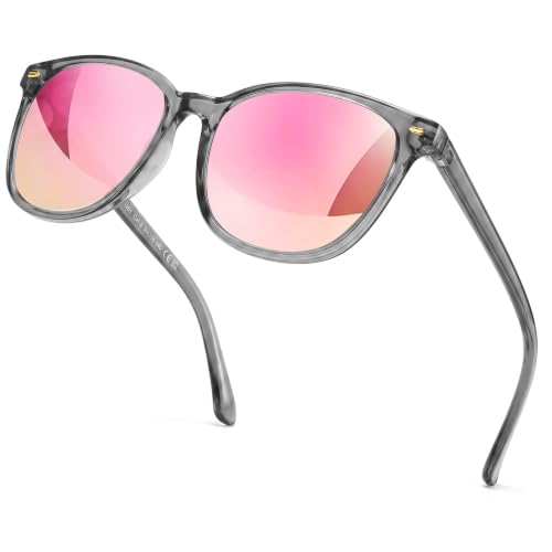 Image of Myiaur Polarized Sunglasses for Women with UV400 Protection Mirrored Lens