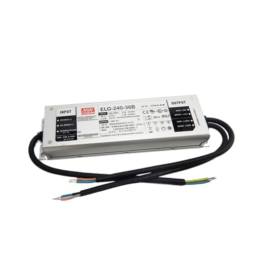 Transformateur LED 24V 240W Meanwell ELG pilote gradable IP67