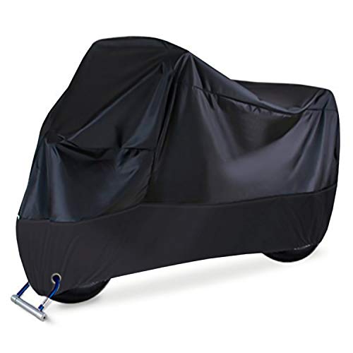 QWORK Telo moto, 210T, Telo coprimoto impermeabile...