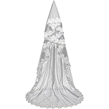 Longueur élégante : rehaussez votre look de mariage avec un voile de mariée monocouche de 3 mètres de long. longueur ajoute une touche de sophistication de grâce, créant un impact visuel époustouflant lorsque vous marchez dans l'allée.