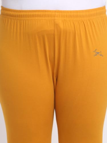 Image of Soft Cotton Ankle Lenght Solid Regular and Plus 35 Colours Leggings for Womens and Girls (Sizes :- M to 6XL)