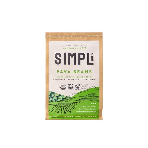 SIMPLI Organic Fava Beans, 12 OZ