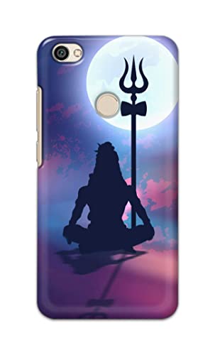 Image of Printed Hard Back Cover Case for Mi Redmi Y1 Back Cover (Lord Shiva) -1302
