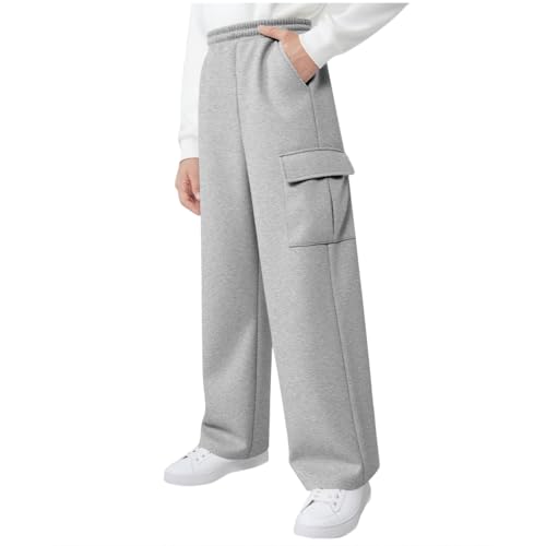 Sweatpants Baby Toddler Girls Boys Solid Color Elastic Waist Sports Pants Straight Leg Pants Pockets Trousers2