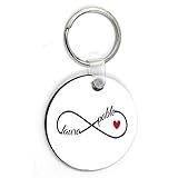  Kembilove Llaveros Personalizados Parejas - Novio, Novia, Esposo, Esposa, Llavero Personalizado - Regalo para San Valentín, Aniversario, Navidad - Regalo Romántico Único para Parejas, Enamorados
