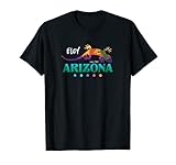 Historic Eloy Arizona souvenir keepsake memorabilia apparel to remember your family vacation road trip to the beautiful southwest painted retro sunset desert of Arizona. Fun to wear at hometown celebrations festivals school and sporting events.