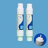✅ Massima durata nel tempo. KIT 2 FILTRI DEPURATORE ACQUA AD OSMOSI INVERSA ATTACCO RAPIDO HERO 375 ECOWATER, 2 KIT = 4 FILTRI