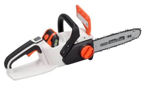 工進 18V 2.0Ah 充電式 チェンソー SCS-1820R バッテリー 充電器付 リアハンドル 細枝 太枝 万能 自動 注油 白 黒