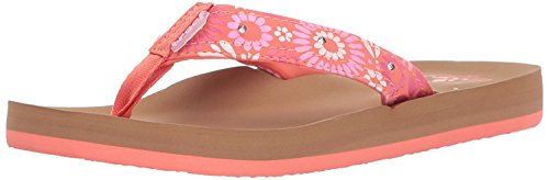 REEF LITTLE AHI LIGHTS Flip Flop, TAN/CORAL, 3/4 M US Toddler