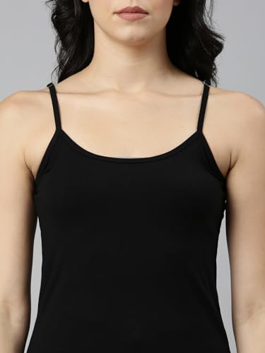 Image of Rupa Jon Premium Regular Fit Camisole for Women, Stretable Cotton Fabric with Adjustable Straps. Pack of 3