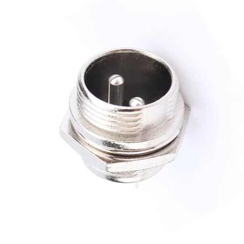 Conector eléctrico aeronáutico Yctze GX16 2 pines tornillo miniatura 4