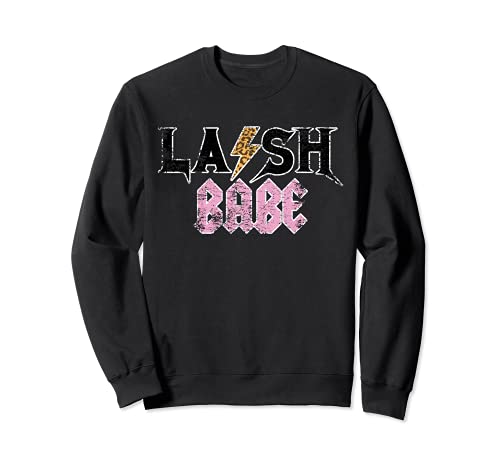 Vintage Leopard Skin Lash Babe Lash Artist Eyelash Lash Tech Sweatshirt