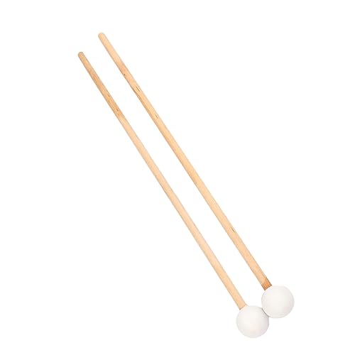 JOINPAYA ベルマレット グロッケンシュピールドラムスティック 木製ハンドル付き パーカッションマレットスティック 初心者向け 打楽器用 おもちゃとしても使用可