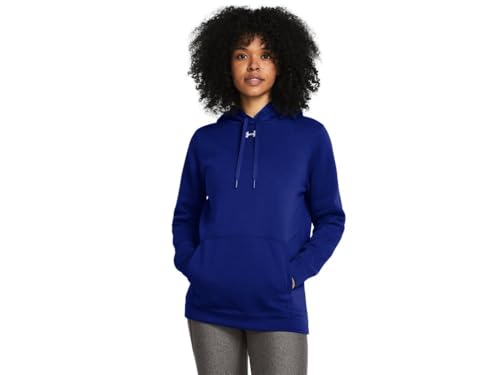 Under Armour Women's UA Hustle Fleece Hoodie XXL Blue