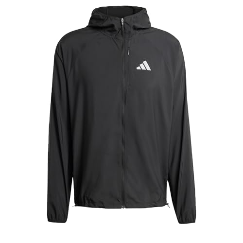 Image of adidas Men's Adi365 Running Essentials Coat, black, 3XL
