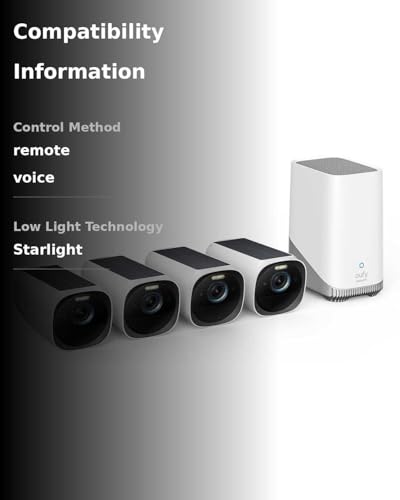 eufyCam 3 Solar-Powered Security Camera Kit