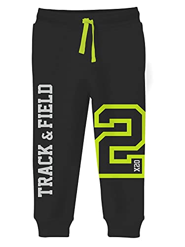 Image of minicult Boy's Regular Fit Cotton Track Pants
