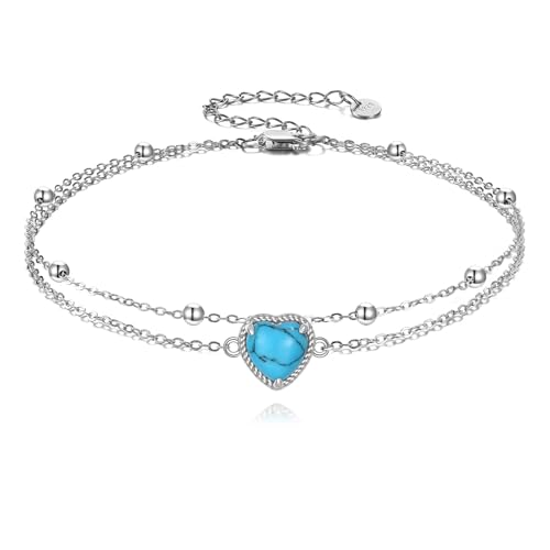 Image of TIGER RIDER Dragonfly Anklet Sterling Silver Dragonfly Gifts Jewelry for Women with Crystal Birthday Anniversary