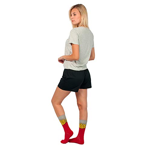 Kit 2 Conjunto de Pijamas Short Dolll Básico Part.B (M, Branco, Preto e Cinza)