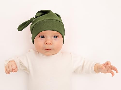 Jastore 8 PCS Baby Newborn Hats Set Knot Beanie Hats Soft for Infant Baby Girls Boys Caps 0-6 Months4