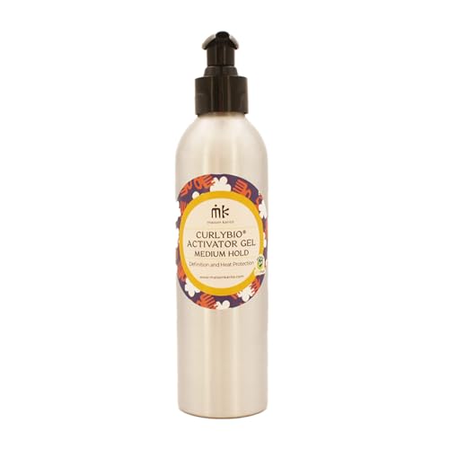 Maison Karité - CurlyBio Gel Activador de Rizos - BIO y Vegano -100% Natural -Apto Método Curly -Activa, Potencia, Moldea, Define, Fija y Elimina el Frizz. Acabado muy Natural (FIJACIÓN MEDIA 250 ml)