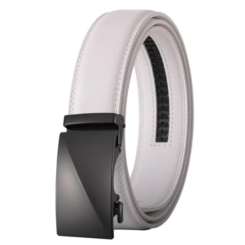 Men's Genuine Leather Belt Sliding Ratchet Belt Suitable For Work, Business, And Casual Wear Ply36-25100-S13 125cm4