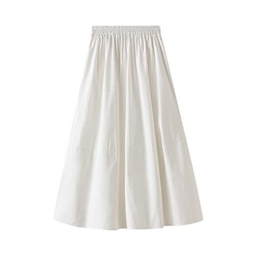 Jupe longue plissée en coton léger pour vos journées ensoleillées de printemps