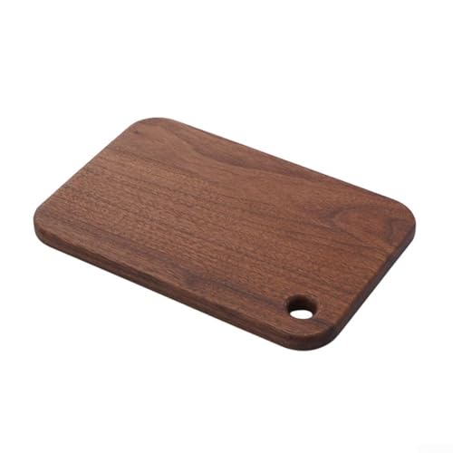 Tabla de cortar de madera hecha a mano adecuada para picnic, camping y tareas diarias de cocina (18 x 12 x 1 cm)