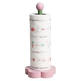 WAIT FLY Paper Towel Holder Stand Tissue Stand Roll Holder for Kitchen Countertop, Home Decor-Flower