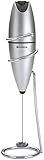 BonJour Coffee Stainless Steel Hand-Held Battery-Operated Beverage Whisk / Milk Frother, Silver