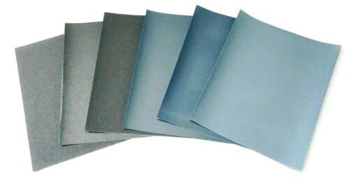 Matador Abrasive Wet or Dry Sandpaper 50 Sheet 500 Grit 5-1/2" x 9" Silicon Carbide Made in Germany