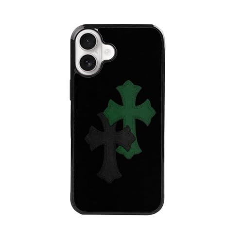 qizjio Cool Cross Phone Case Shockproof Protective for iPhone 16