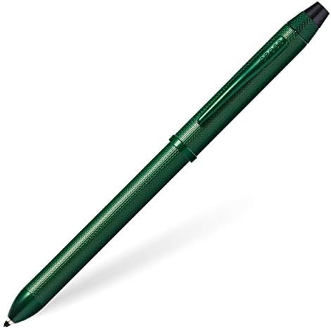 Cross Tech3+ Refillable Multi-Function Ballpoint Pen with Stylus, Medium Ballpen And Pencil, Includes Premium Gift Box - Matte Green