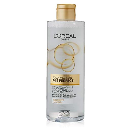 L'Oreal Paris Age Perfect Agua Micelar - 6 Paquetes de 400 gr - Total: 2400 gr